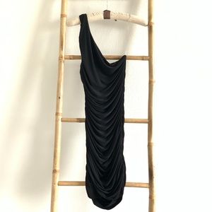 One Shoulder Little Black Dress